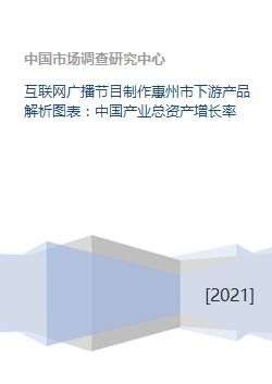 互联网广播节目制作惠州市下游产品解析图表 中国产业总资产增长率