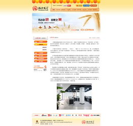 食品招商网站建设整站风格